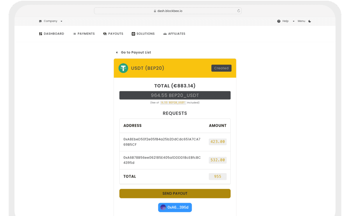 Send funds to your customers easily with our Mass Payouts