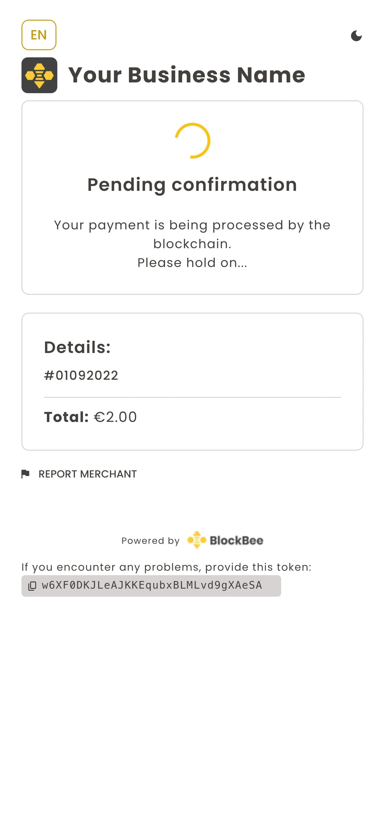 Payment Demo Step 4