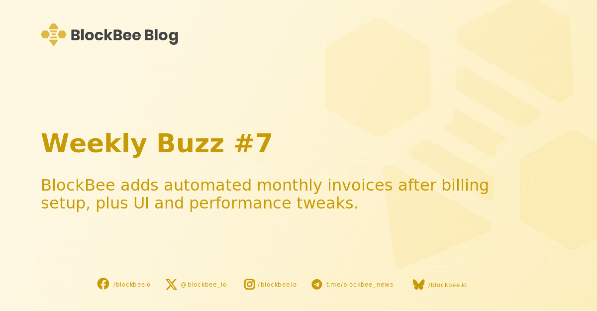 BlockBee Dashboard