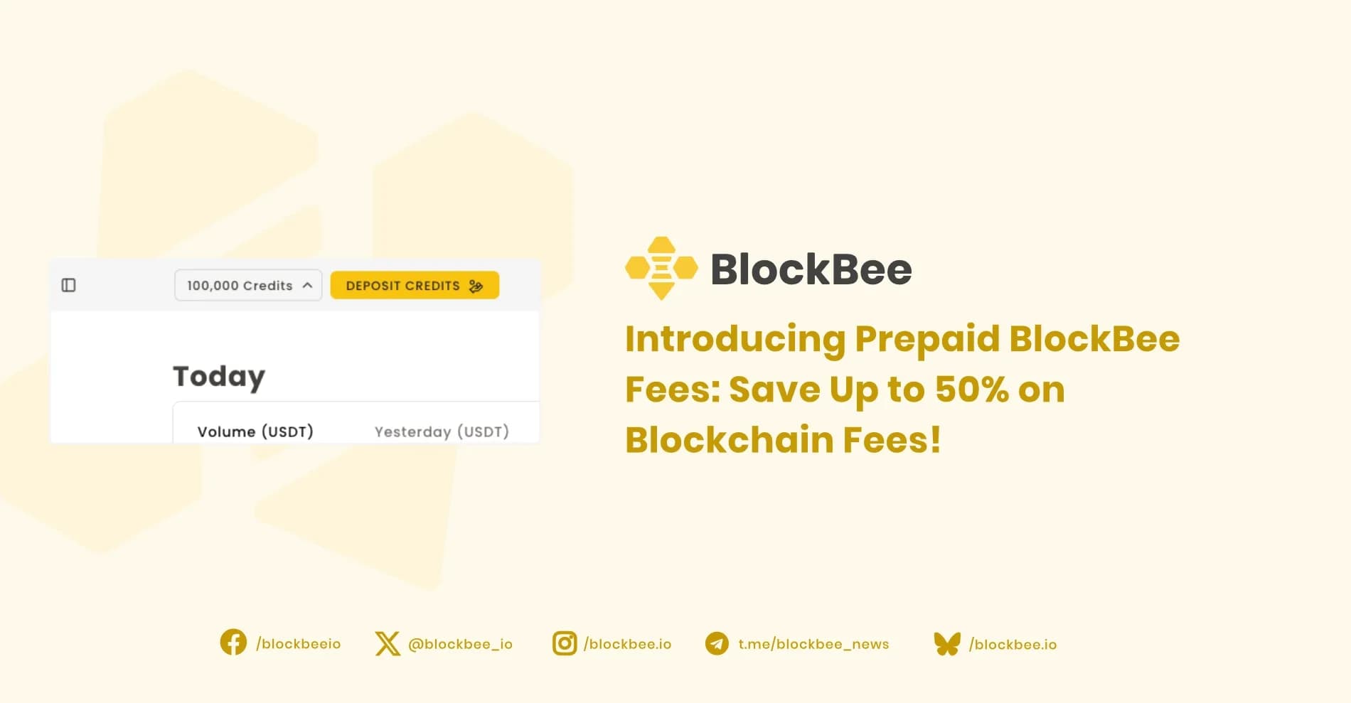 Introducing Prepaid BlockBee Fees: Save Up to 50% on Blockchain Fees!