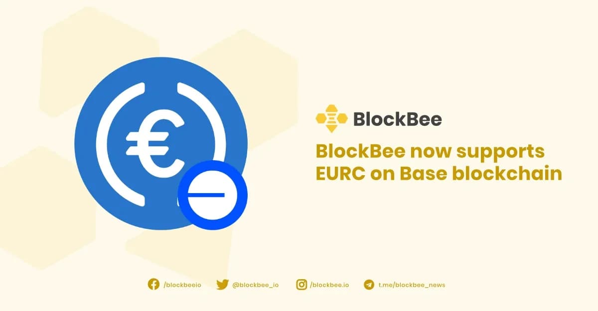 BlockBee now supports EURC on Base blockchain