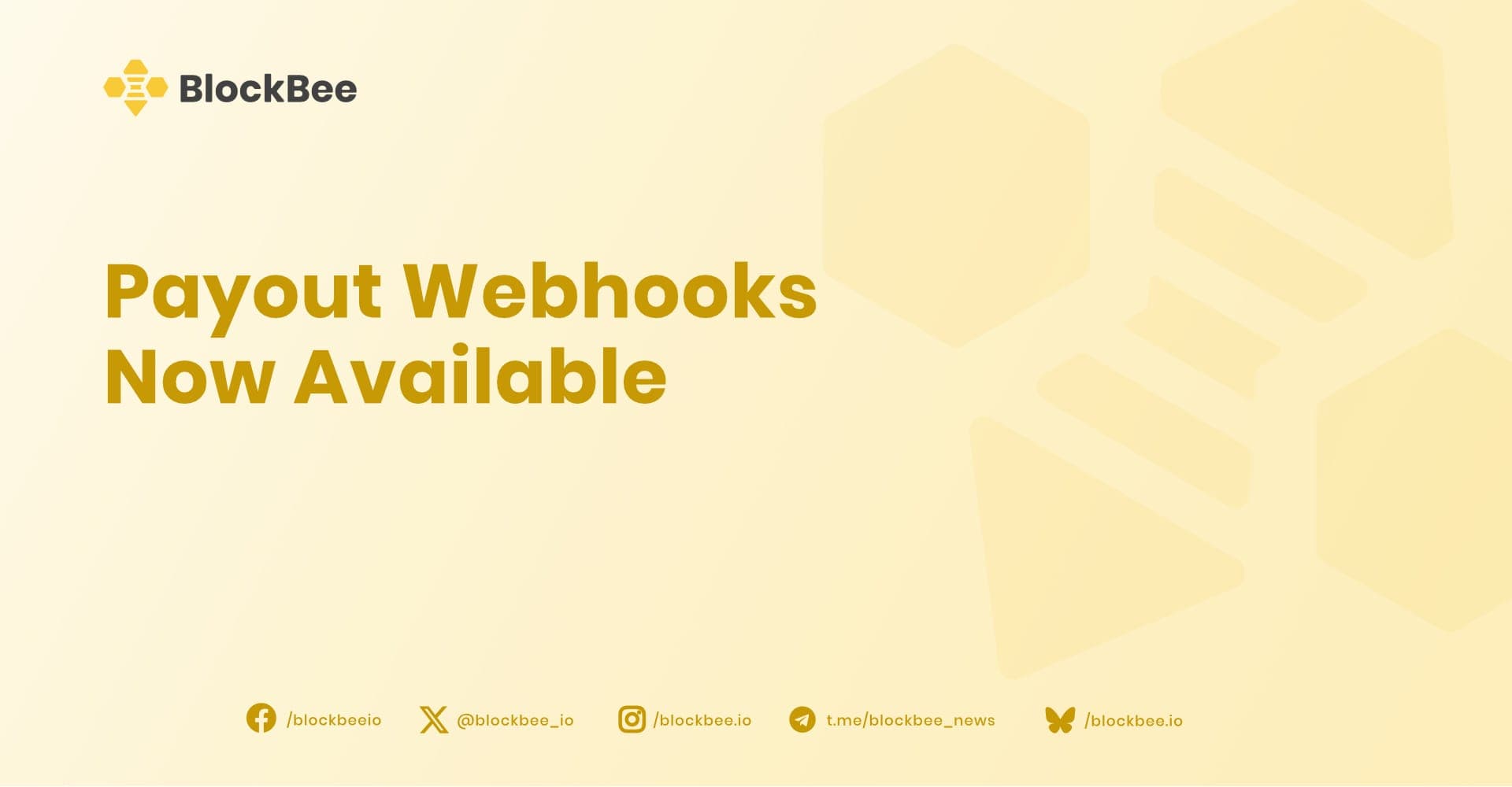 Payout Webhooks Now Available