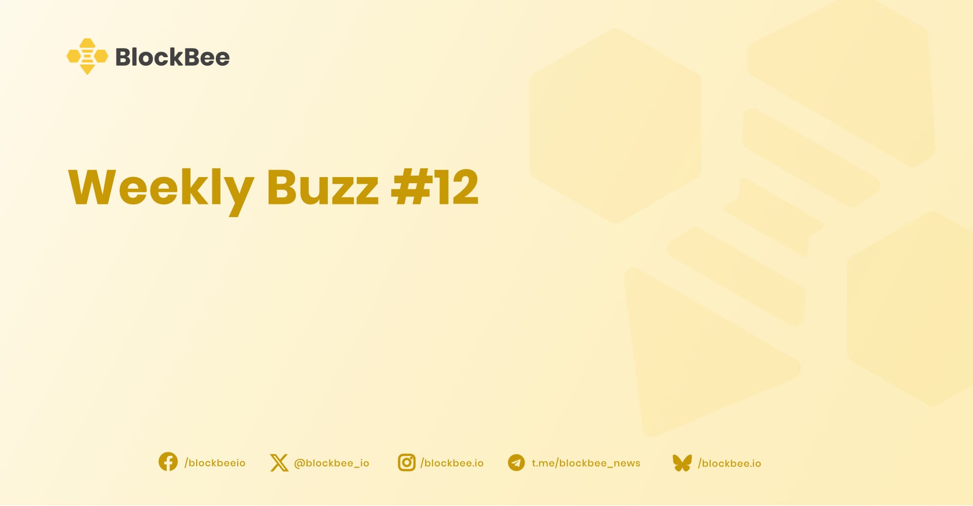 Weekly Buzz #12