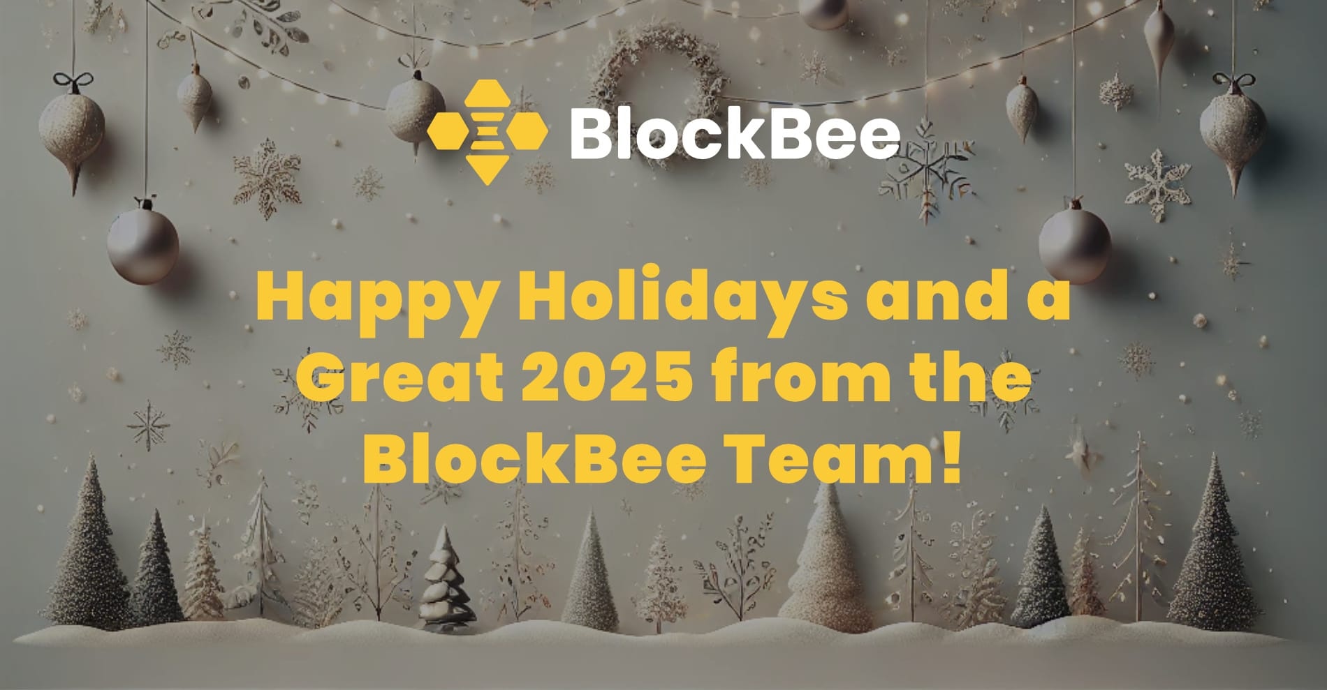 BlockBee Team Wishes You a Merry Christmas and a Happy New Year!