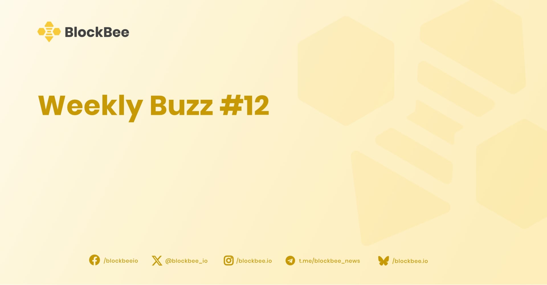 Weekly Buzz #12