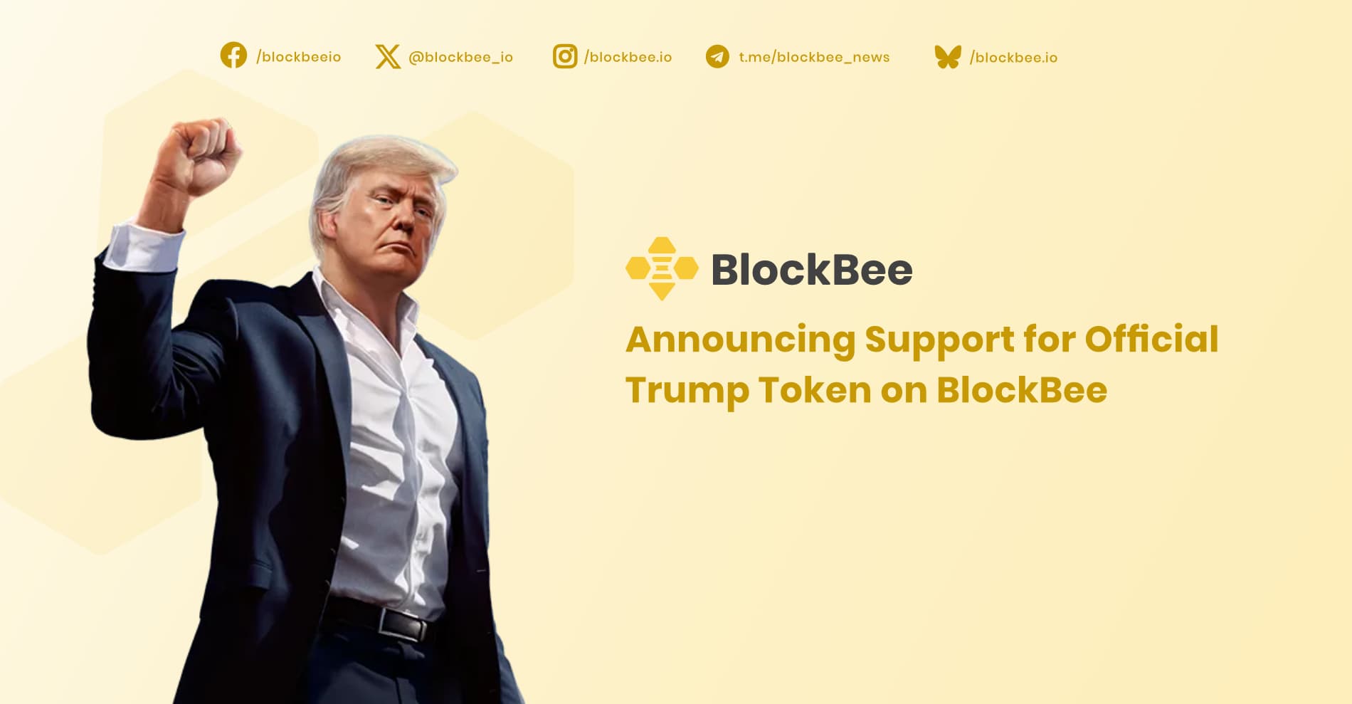 Announcing Support for Official Trump Token on BlockBee