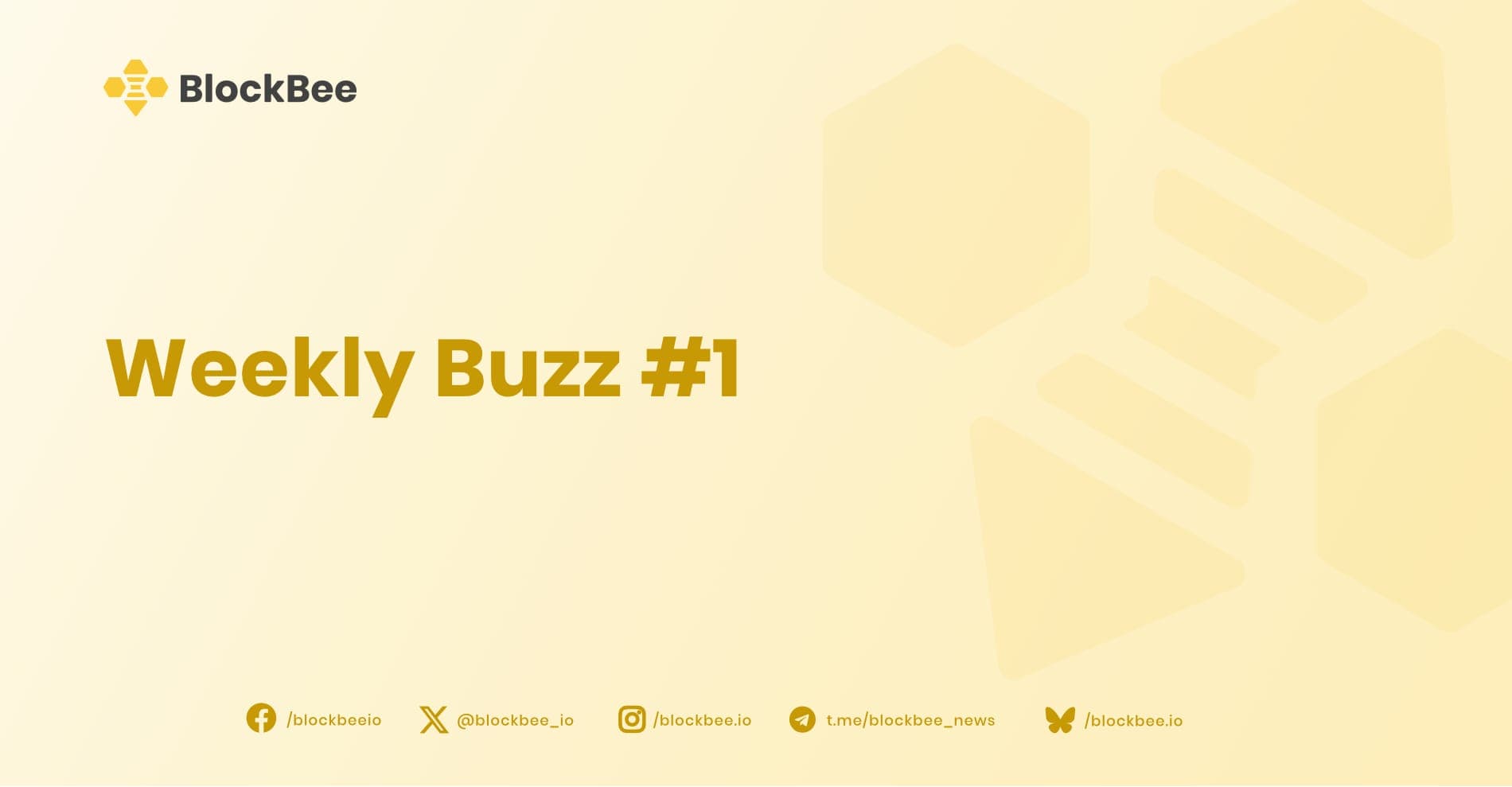 BlockBee Weekly Buzz #1