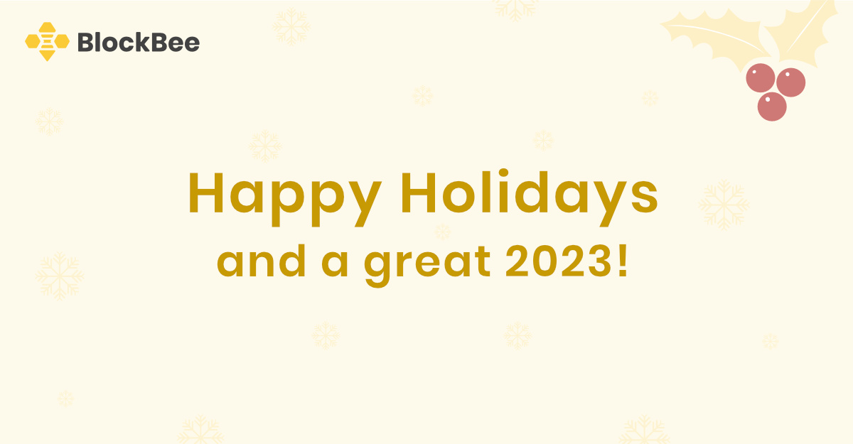 Happy Holidays and a great 2023!