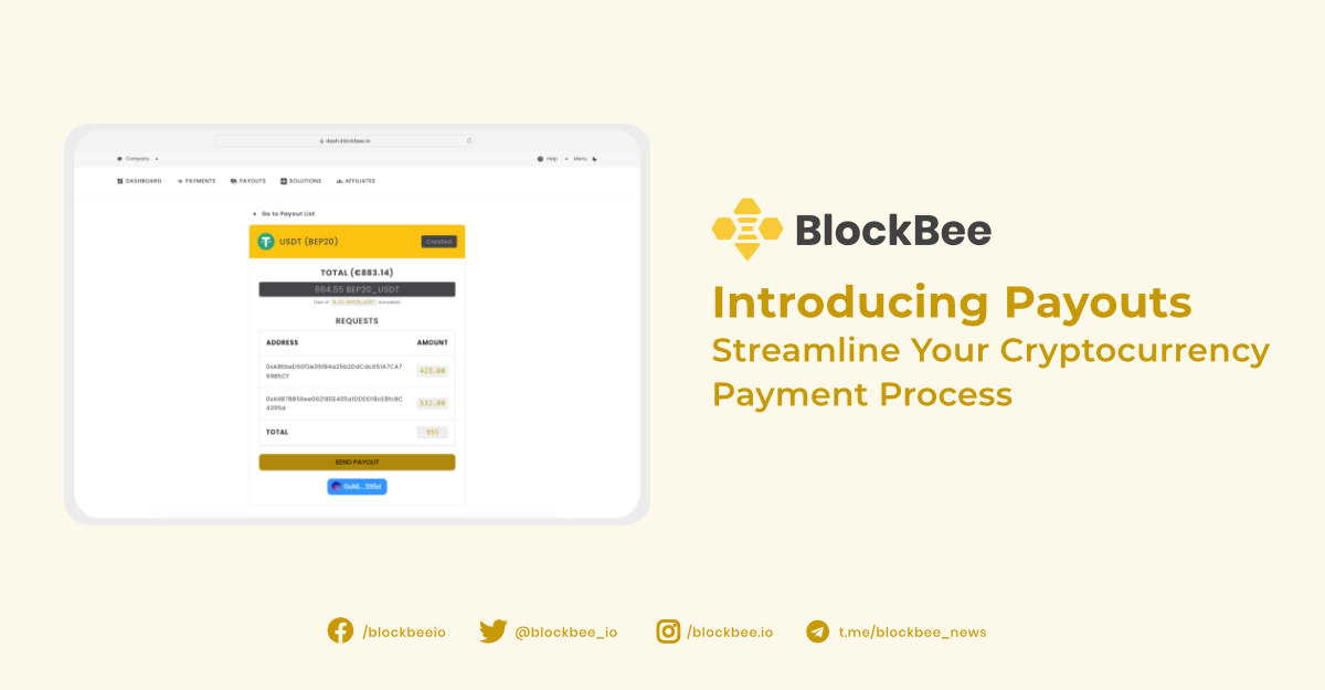 Introducing BlockBee Payouts